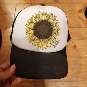 Womens sunflower hat